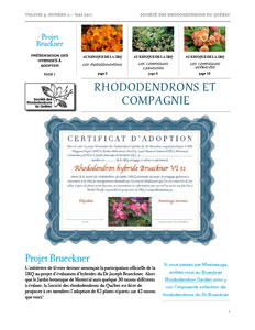 Rhododendrons et compagnie Bulletin Vol 9 no 2 - Mai 2017